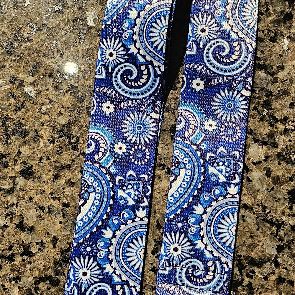 Blue Paisley Patterned Strap